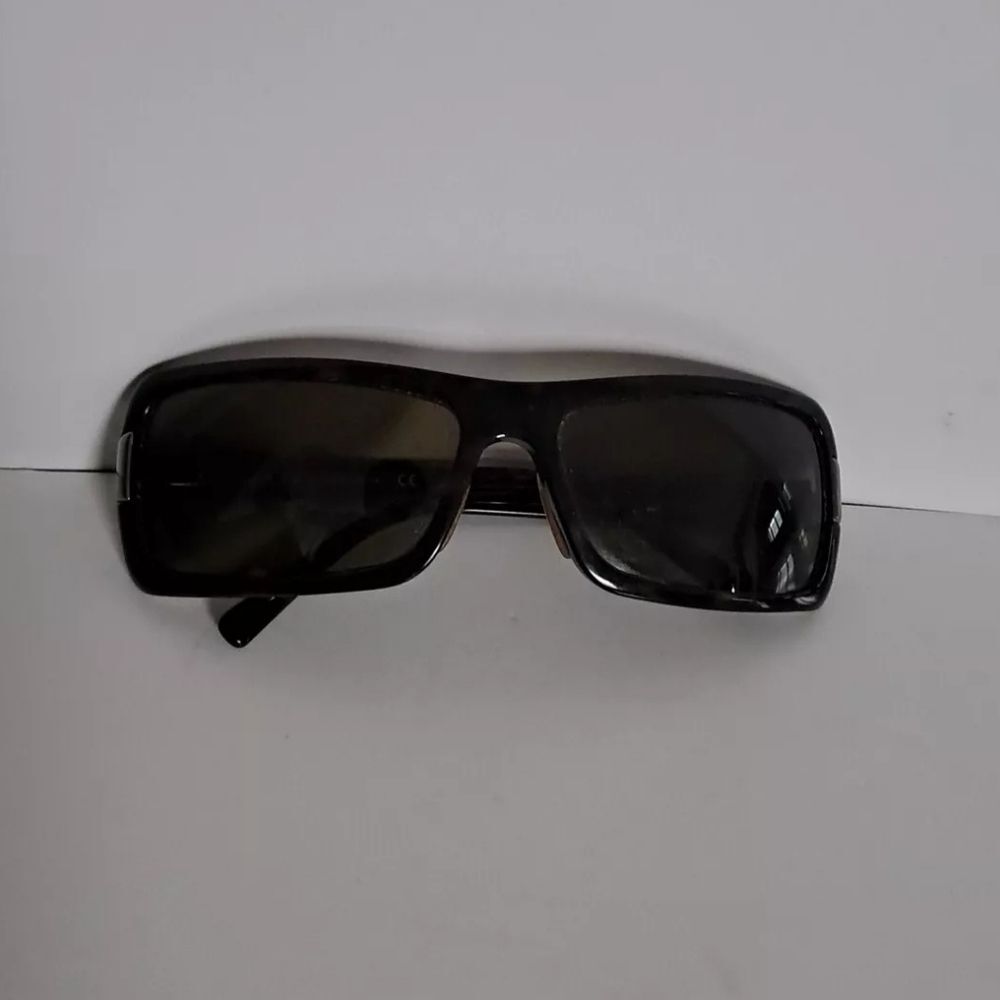Prada Dark Rectangular Sunglasses With Case - image 1